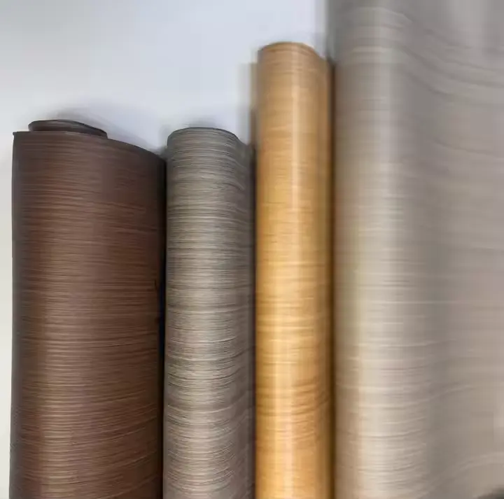 ភាពយន្តតុបតែង PVC Woodgrain ពណ៌ PVC foil សម្រាប់ទ្វារ