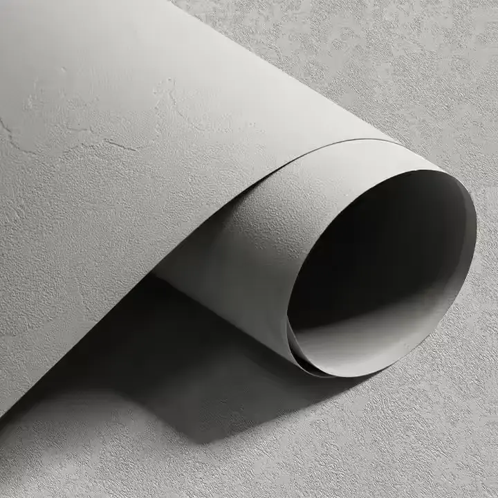 ខ្សែភាពយន្តវាយនភាពថ្ម pvc laminatine ខ្សែភាពយន្តរចនាម៉ូដជញ្ជាំងតុបតែង